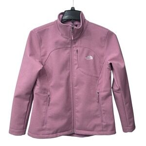 The North Face Windwall Apex Soft Shell Jacket Women's Size Large Dusty Rose